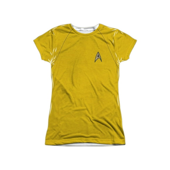 Nuevo Unisex De Star Trek Enterprise TNG uniforme Spok Tee Camiseta nos regular fit